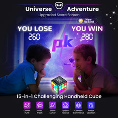 Xinbeiya memory games screen highlighting color recall challenges for kids.