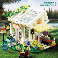 Xingya youpin Flowers House Building Set adult collector friendly packaging.
