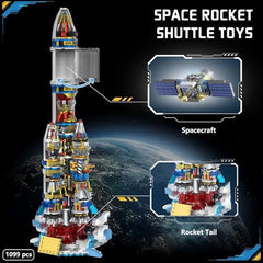 Xingya youpin multi-stage rocket model serves as an impressive display piece