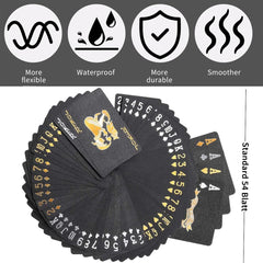 XINGZHE cards shown with bold print for easy reading when wet