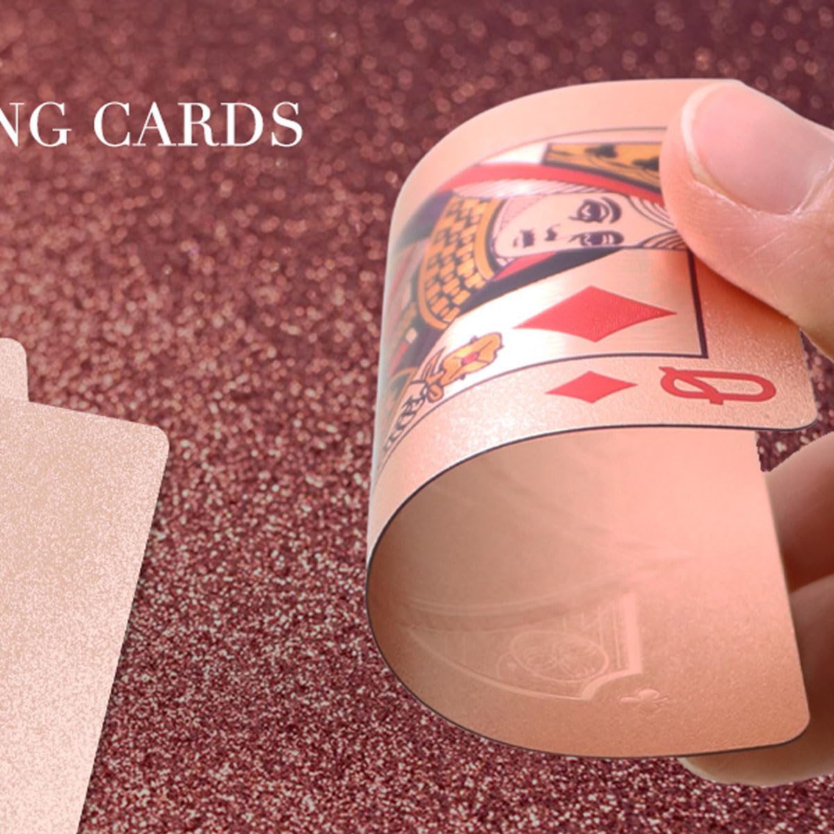 XINGZHE rose gold deck makes a unisex gift for game lovers.