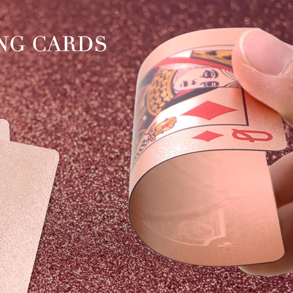 XINGZHE rose gold deck makes a unisex gift for game lovers.