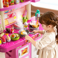 XINNOVEL 46-piece play food set enhances creative role-play and fine motor skills.