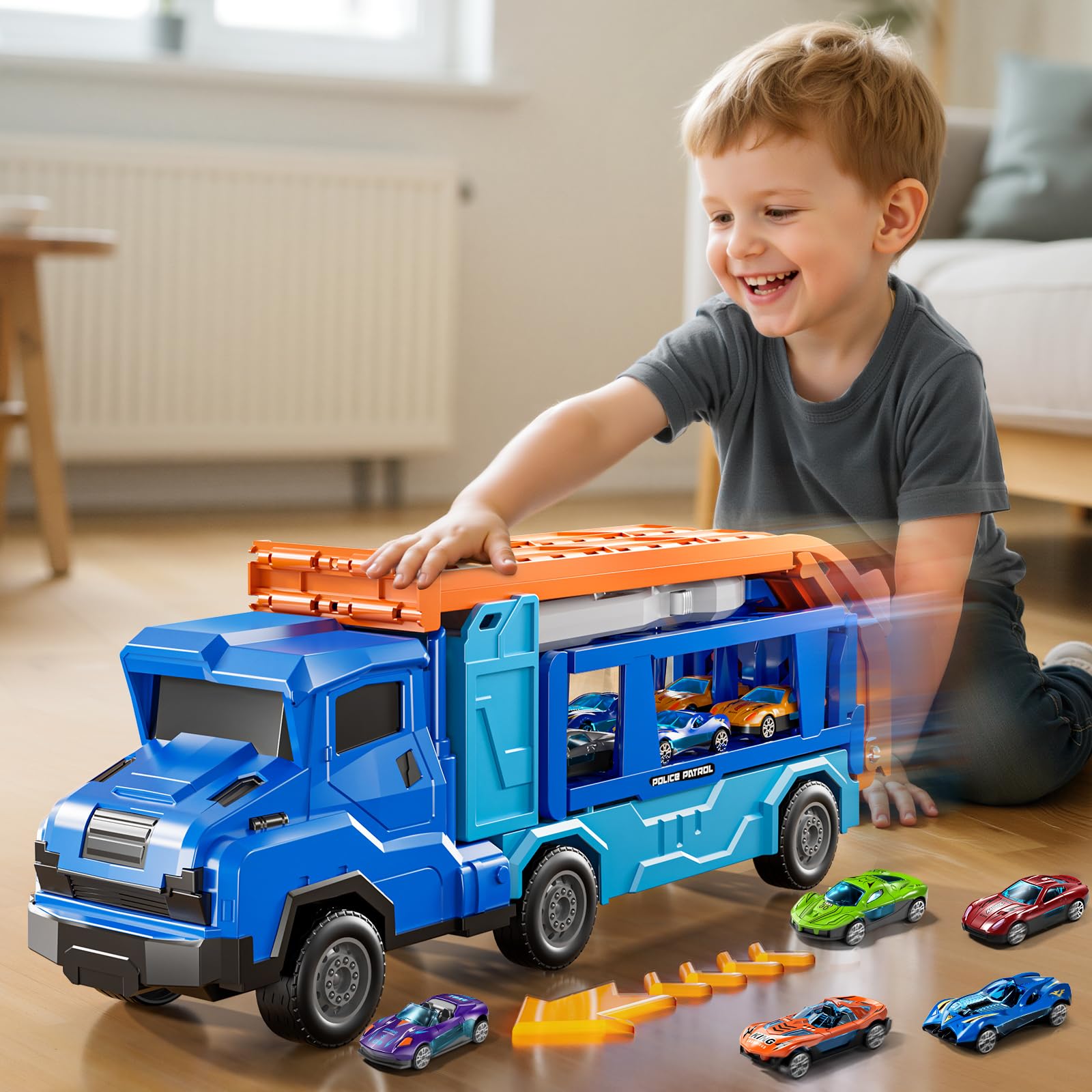 XINNOVEL dual-track setup invites friendly competition among kids.