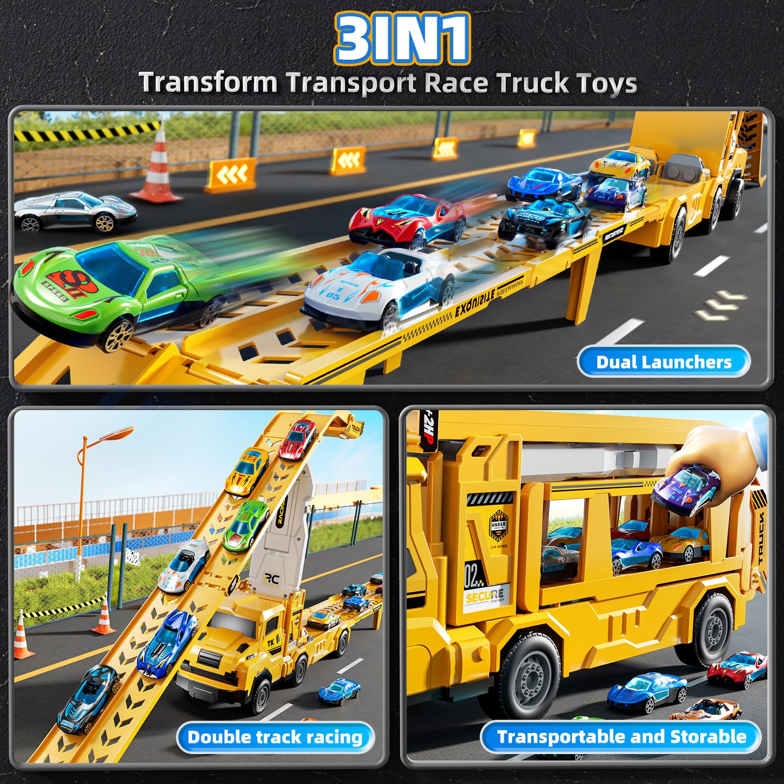 XINNOVEL foldable track system for easy portability.