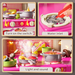 XINNOVEL two-kid kitchen design supports cooperative pretend play and sharing.