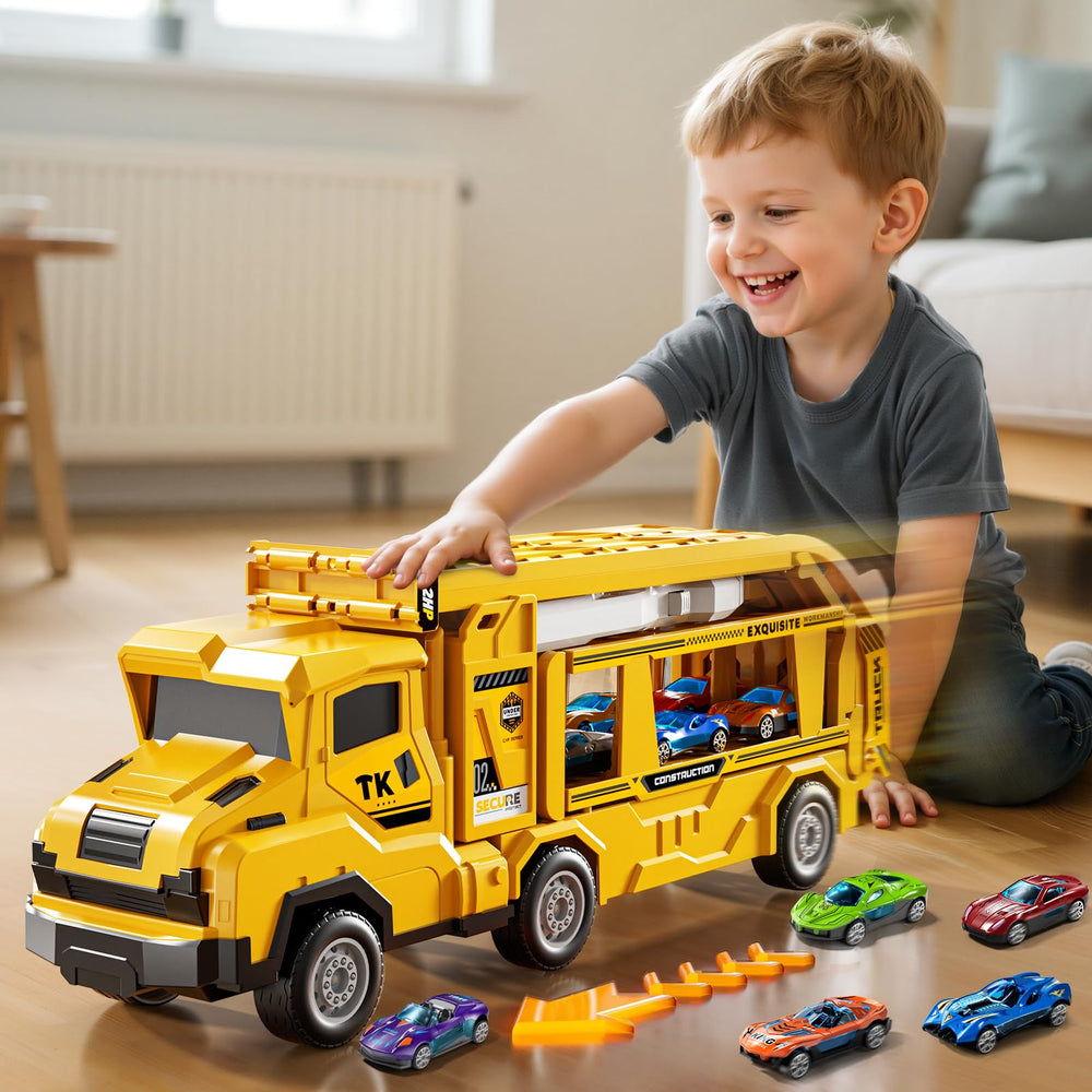 XINNOVEL push-pull transport truck offers interactive movement.