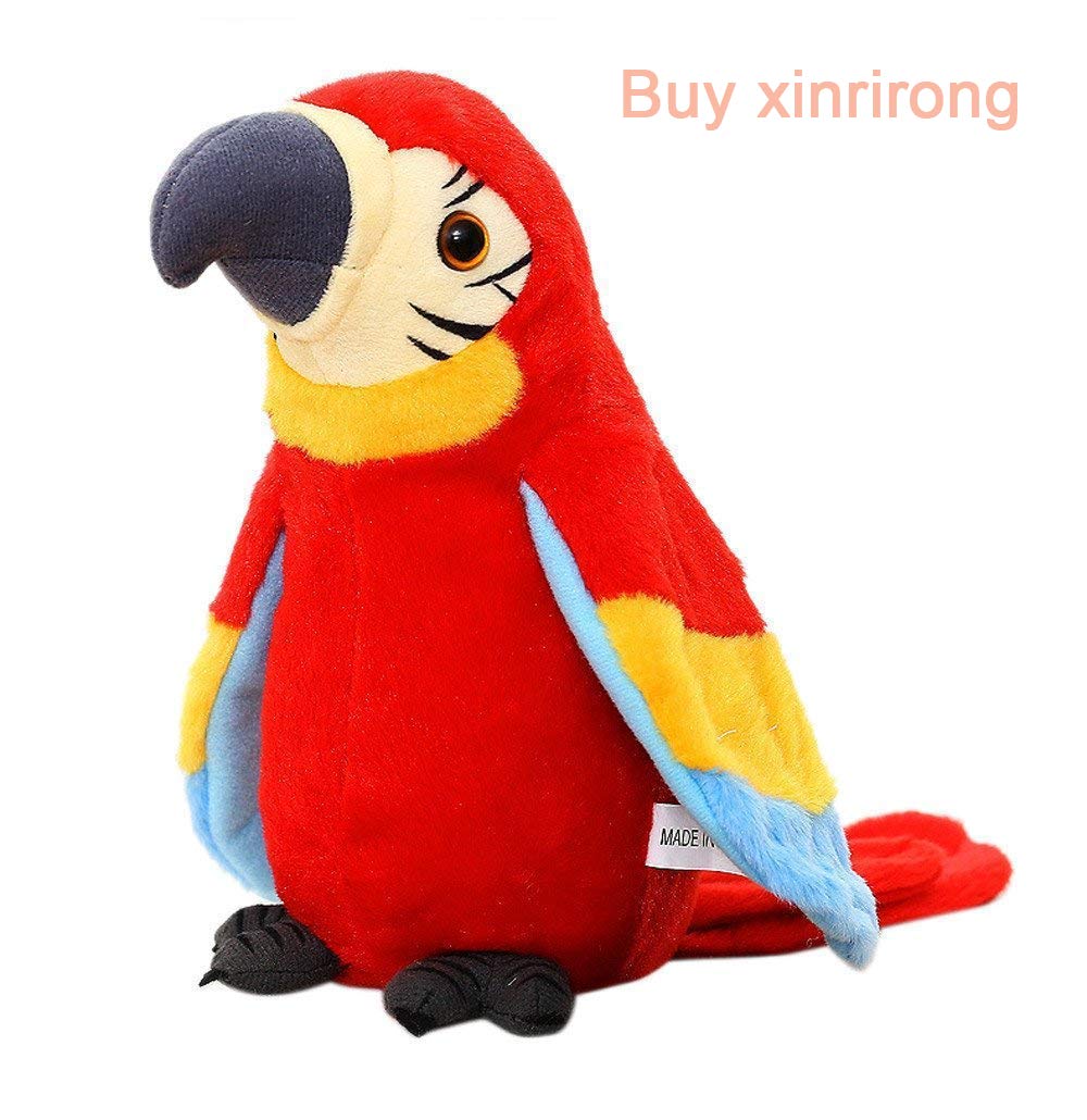 Xinrirong parrot plush is a perfect gift for kids and loved ones.