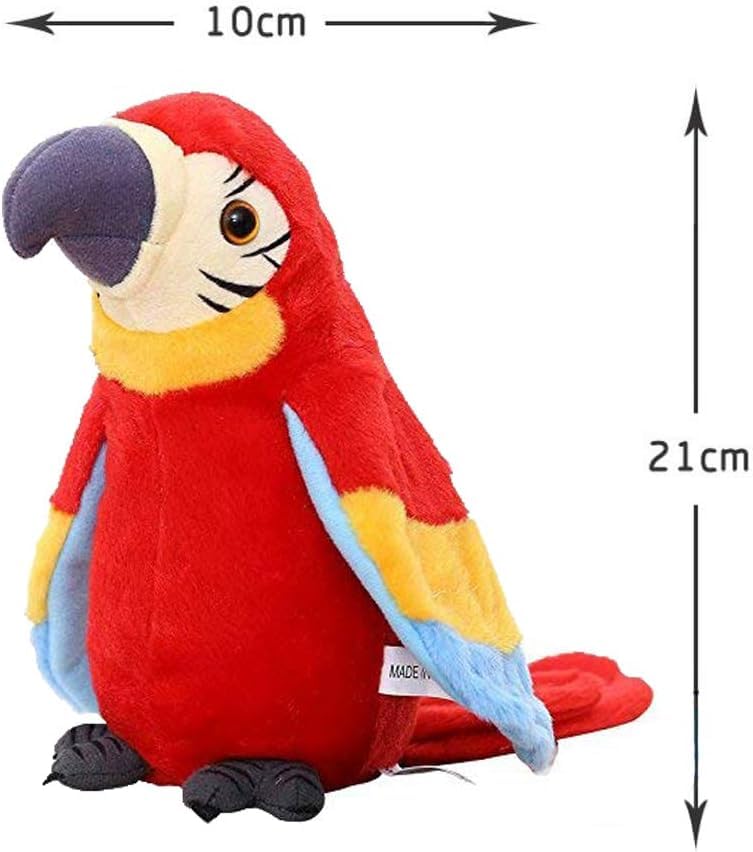 Xinrirong parrot wings flap as it responds with lively charm.