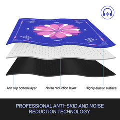 XINTONG Mahjong Mat anti-slip bottom keeps the mat secure