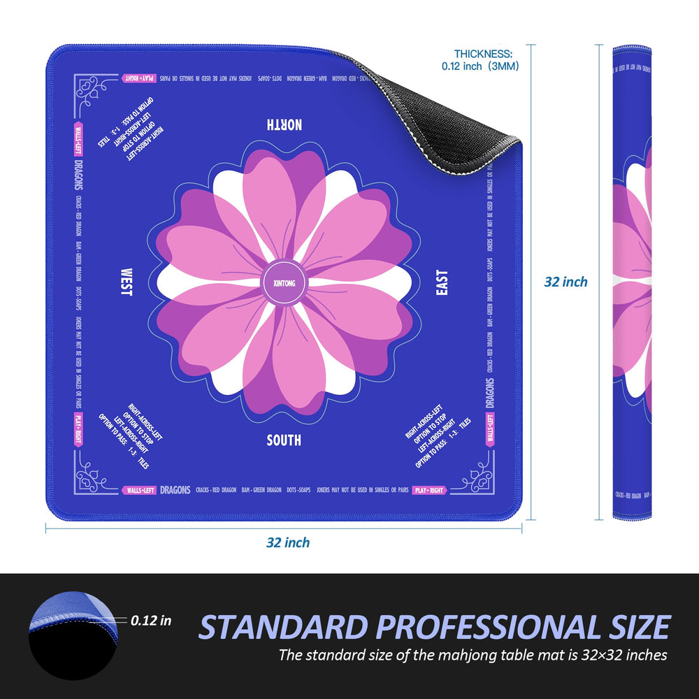 XINTONG Mahjong Mat edge-lock design boosts durability