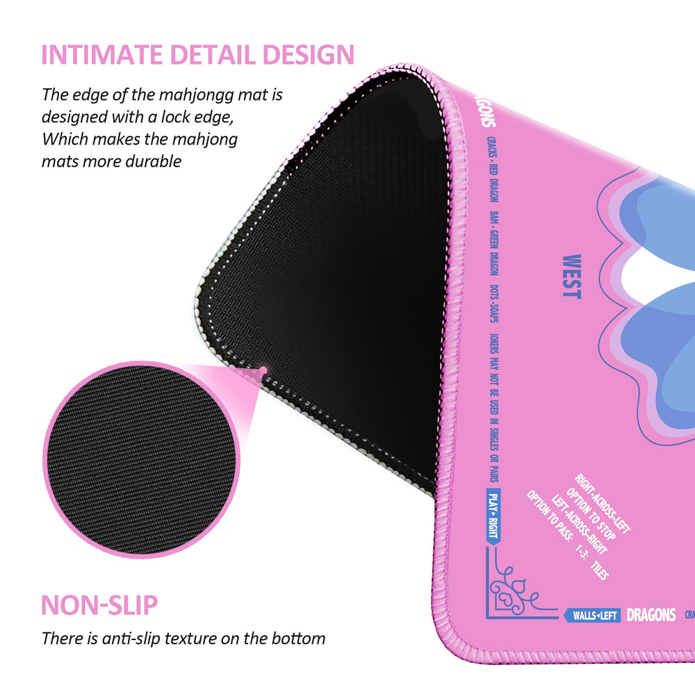 Neoprene core provides noise reduction for quieter tile clacks.
