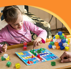 XIPEGPA foam dice in a classroom setting for quiet counting