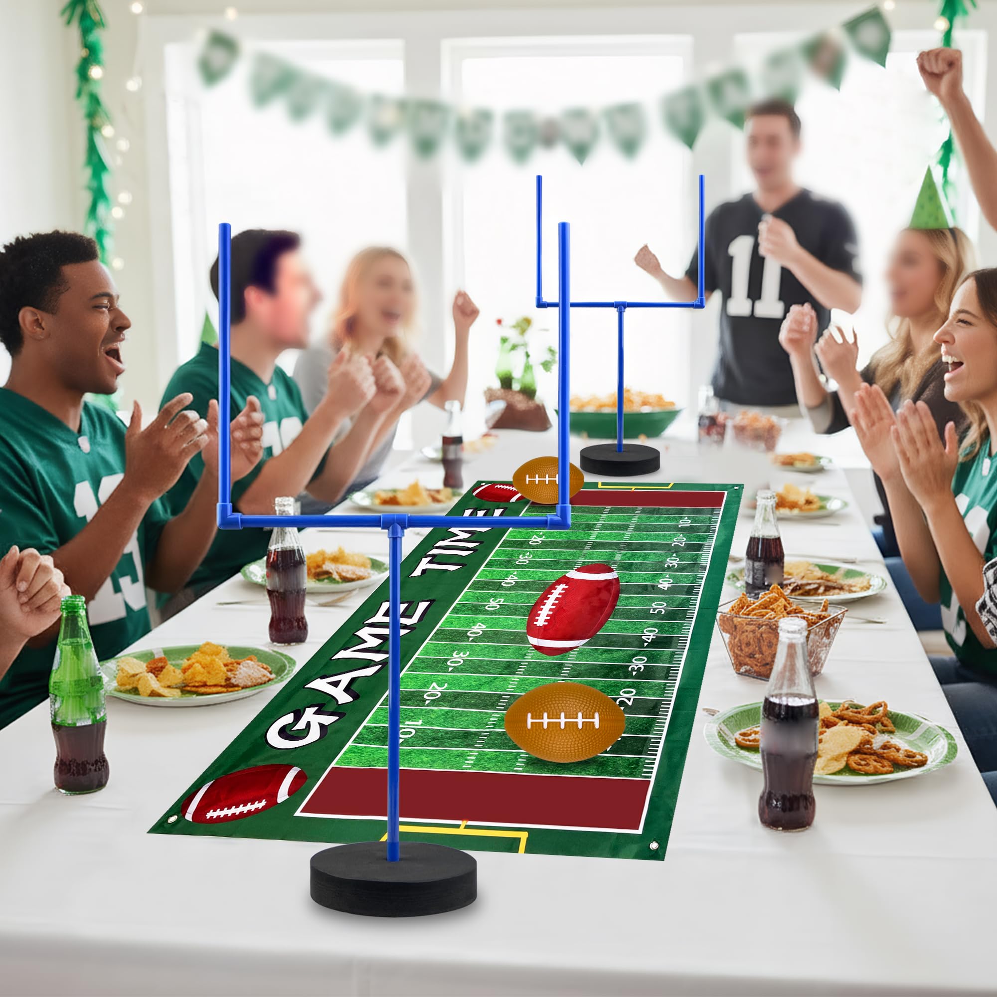 XIPEGPA football party setup demonstrates versatile, easy-to-use decorations