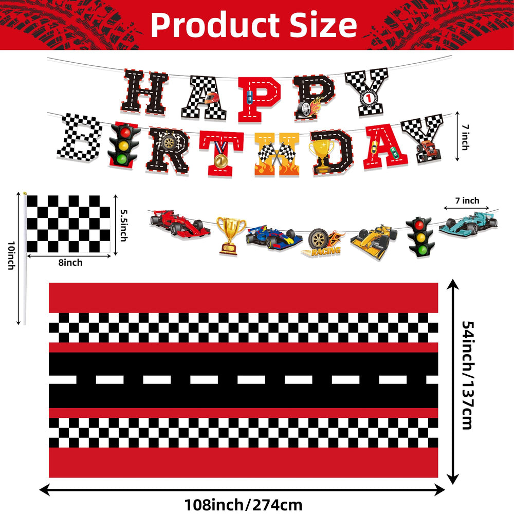 XIPEGPA race car tablecloth protects surfaces while adding high-octane style.