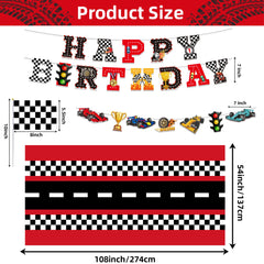 XIPEGPA race car tablecloth protects surfaces while adding high-octane style.