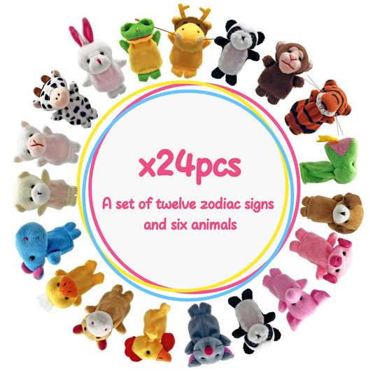 XIPEGPA soft fluffy finger puppets showcase soft fabric for comfortable grip.
