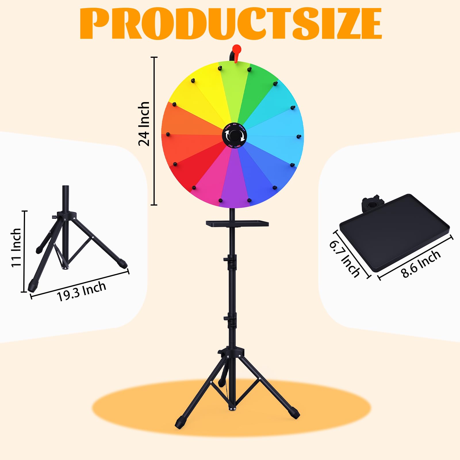 XIPENGKEJI prize wheel marker and eraser enable on-the-fly customization.