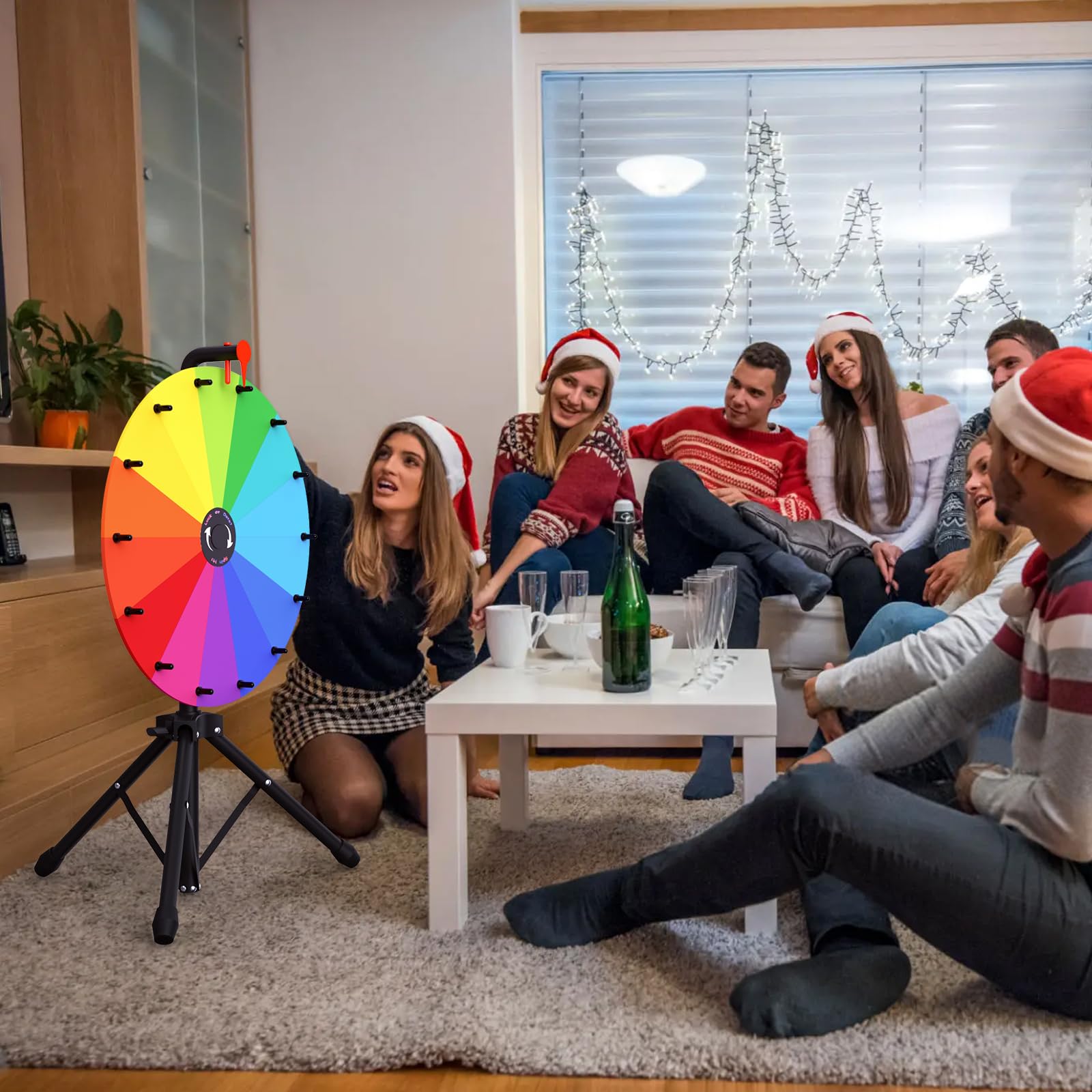 XIPENGKEJI prize wheel spin-action builds suspense with tactile clicks.