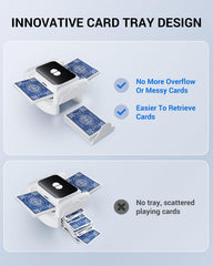 XISZMOG shuffler compatible with 1-2 decks of standard cards.