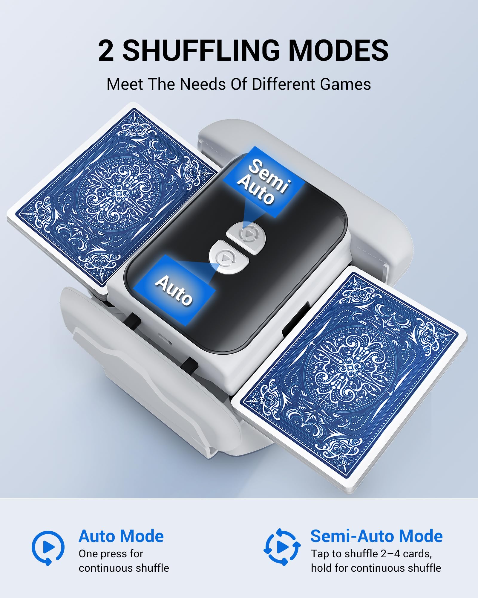 XISZMOG shuffler is lightweight and travel friendly for gaming on the move.