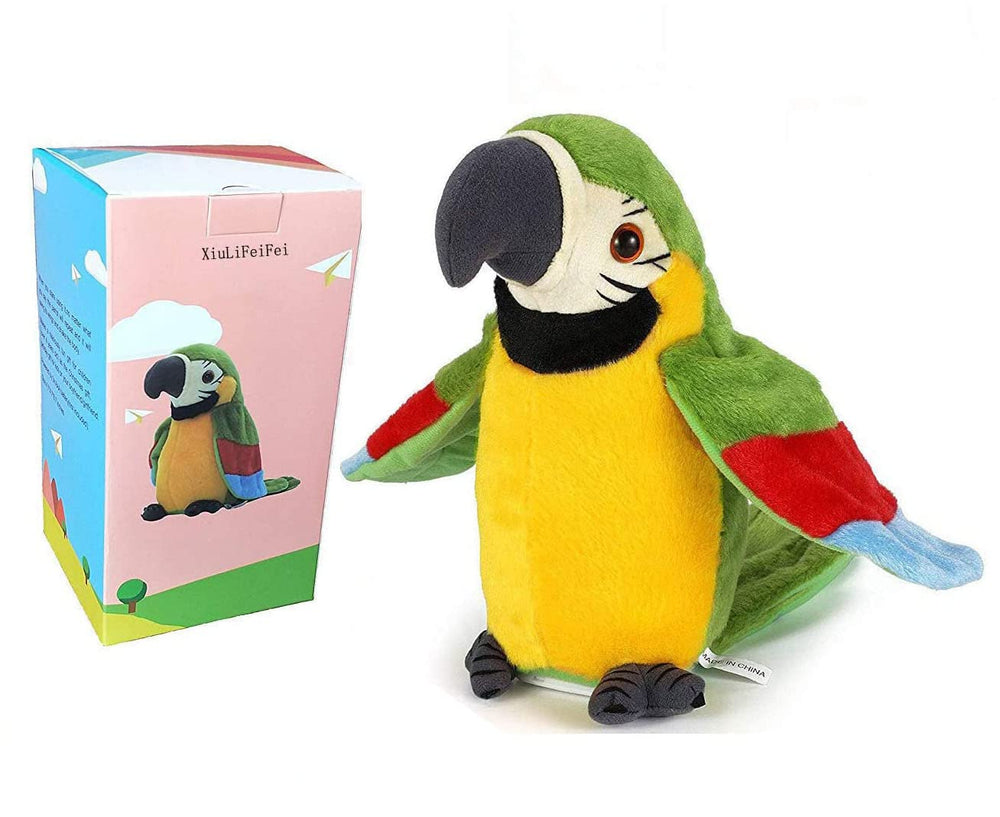 xiulifeifei talking parrot with soft fur for cozy cuddling.