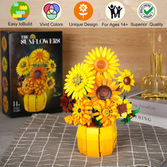 Xixikocol van-gogh-inspired-sunflowers with detailed petals for home decor