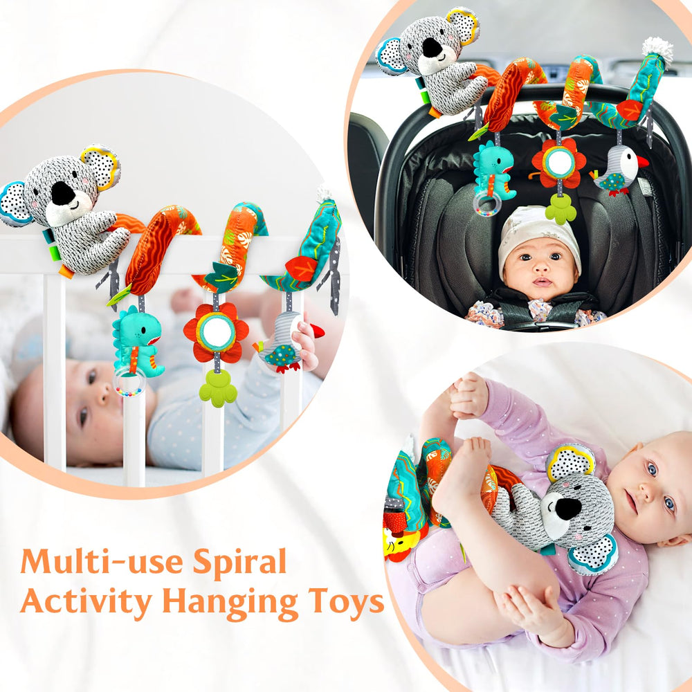 XIXILAND lion mirror car seat toy encourages self-awareness on the move.