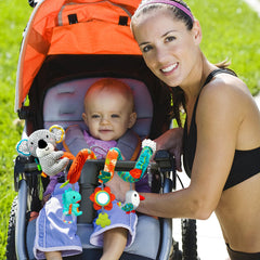 XIXILAND newborn-ready toy set supports on-the-go entertainment.