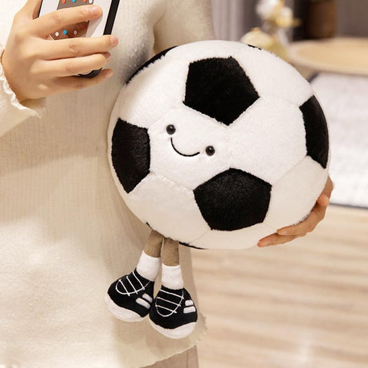 XIYUAN football plush toy face detail with cheerful look for imaginative play