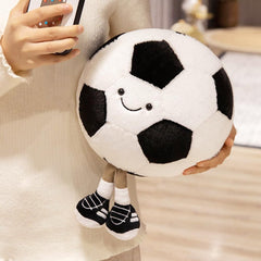 XIYUAN football plush toy face detail with cheerful look for imaginative play