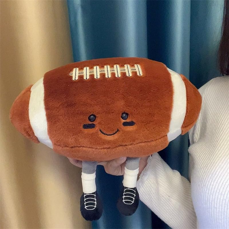 XIZHI football plush face with a cute expression adds room charm