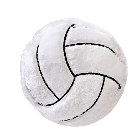 XIZHI volleyball plush pillow showing 13-8 inch diameter for versatile use