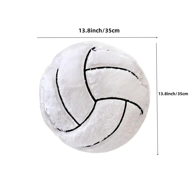 XIZHI volleyball plush pillow is washable for easy cleanup after play