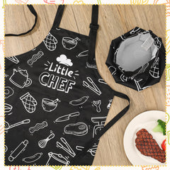XLSXEXCL apron measurements 44x64 cm for growing kids