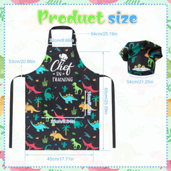 XLSXEXCL kids chef hat adjustable for a secure fit during activities.