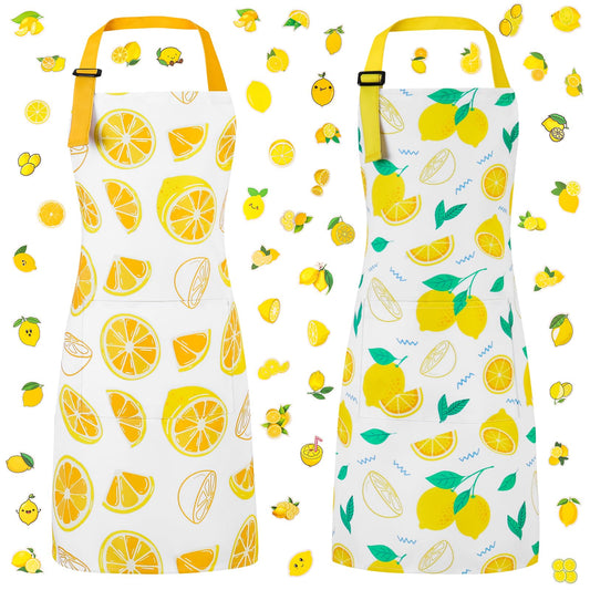 XLSXEXCL lemon kids apron adjustable neck ties for comfortable fit