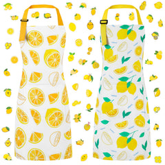 XLSXEXCL lemon kids apron adjustable neck ties for comfortable fit