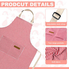 XLSXEXCL stripes kids apron pink size 45x48 cm for safe fits