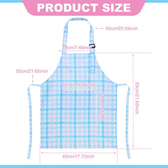 XLSXEXCL adjustable buckle straps toddler apron for a secure, comfortable fit.