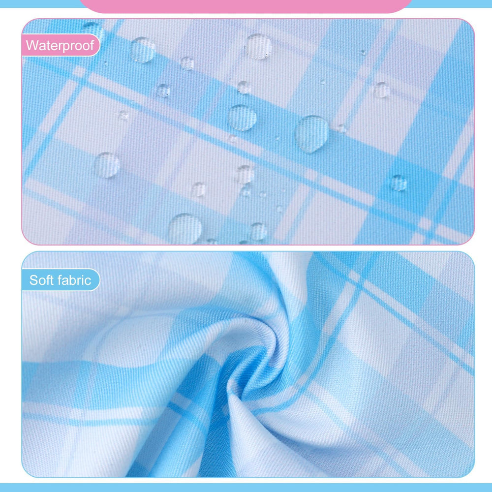 XLSXEXCL polyester construction toddler apron, lightweight and durable for daily wear.