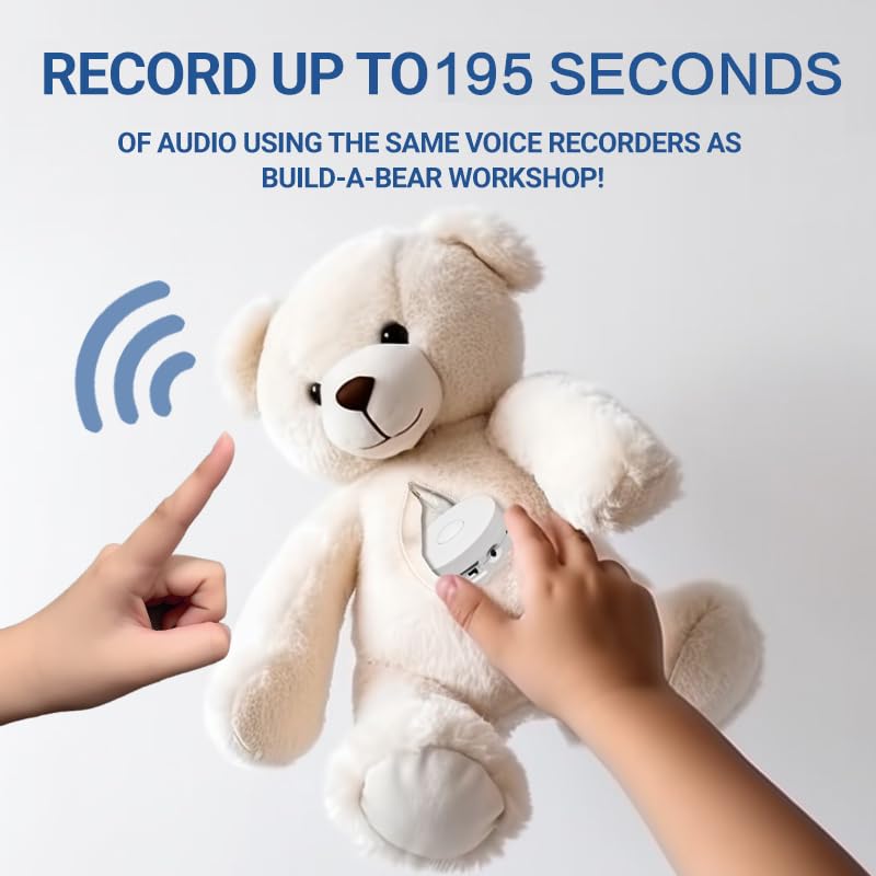 XLW Customization options available to tailor plush recordings.