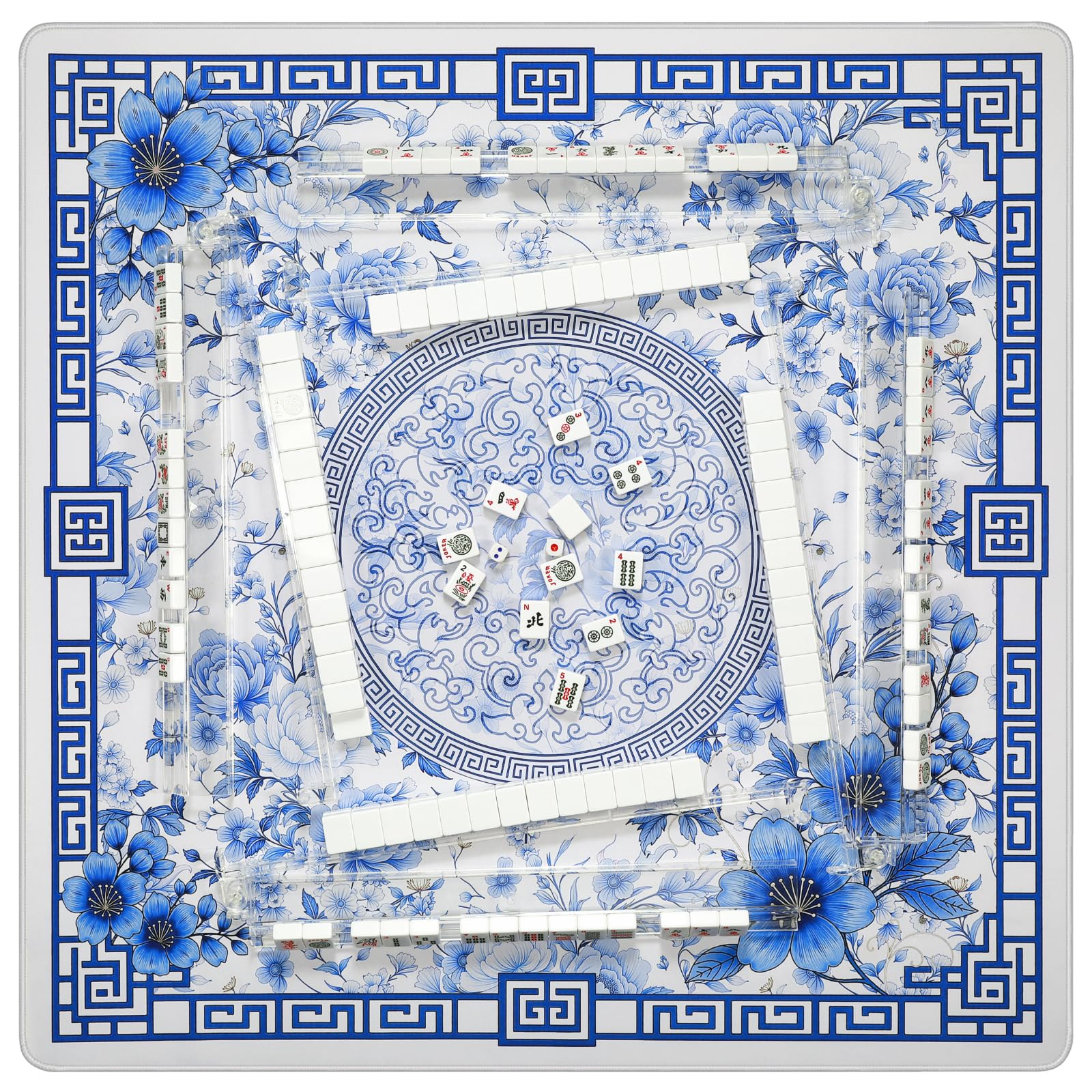  Vibrant HD printing enriches colors on the blue Xmoiqer mat.