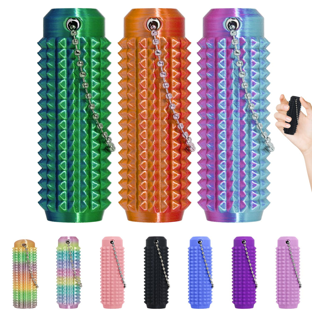 XNJAMG Little Ouchies fidget roller keychain calms nerves on the go.