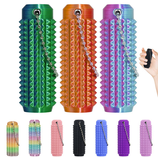 XNJAMG Little Ouchies fidget roller keychain calms nerves on the go.