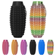 XNJAMG Little Ouchies fidget toy in black with portable stress relief.