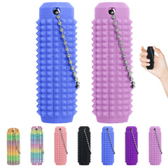 XNJAMG Little Ouchies pain stim fidget keychain with roller for on-the-go stress relief