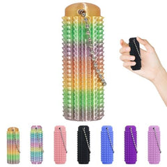 XNJAMG Rainbow Pendant Fidget Toy offers on-the-go stress relief with bright colors.