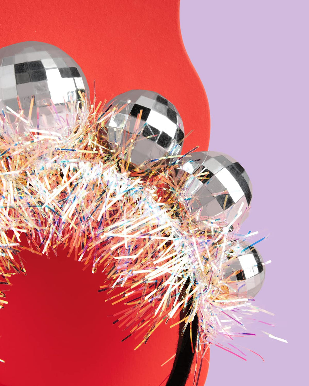 xo-fetti disco ball headband adds birthday party shine and photo-ready glow