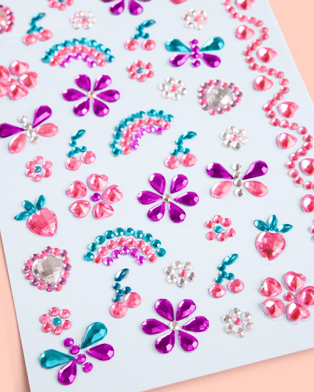 xo, Fetti face gems with hearts add sparkle to birthdays